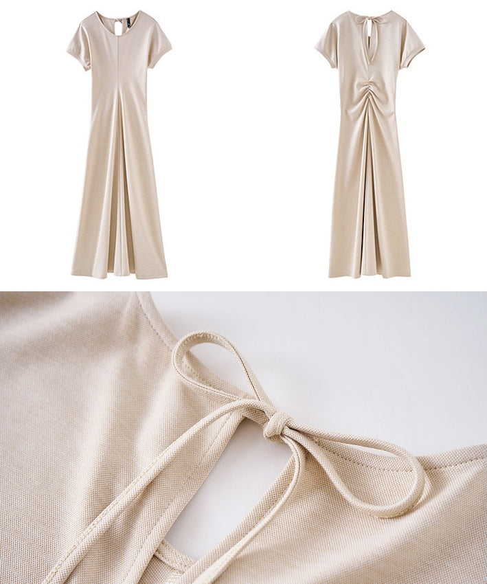 Selene Tie-Back Midi Dress