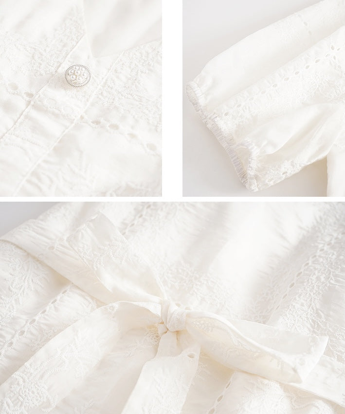 Elise Pastel Lace Dress