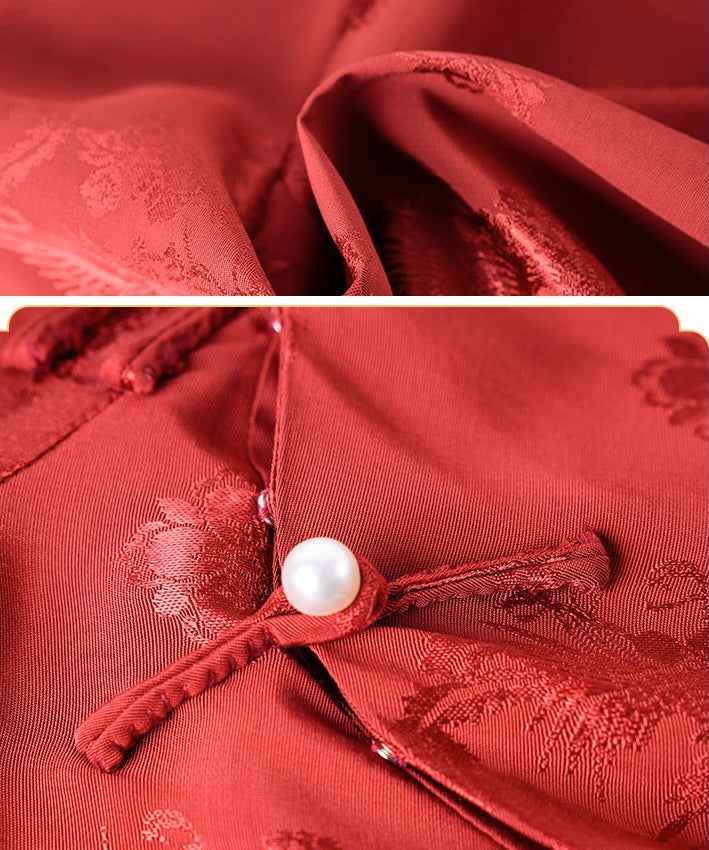 Lady FeiFeng's Red Cheongsam