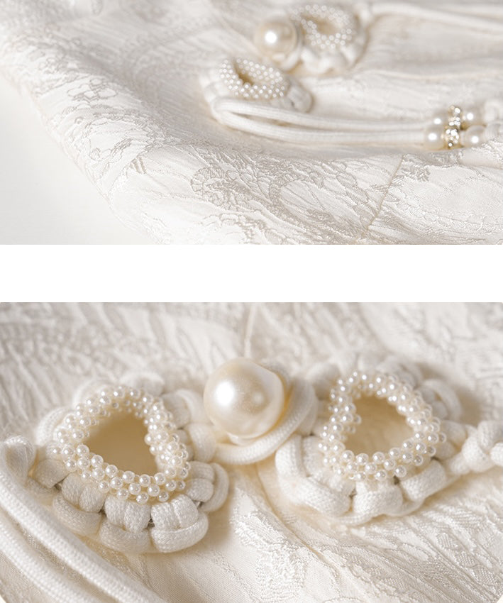 Manli's Party White Cheongsam