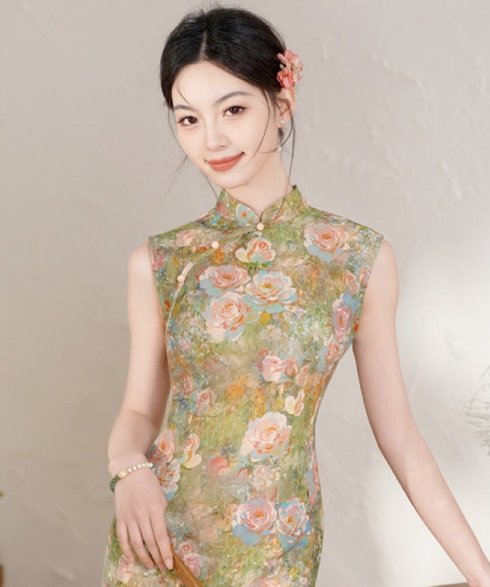 玛丽贝尔花园旗袍