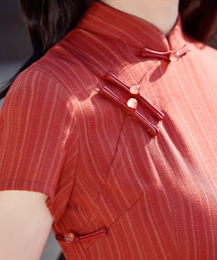 Ember Line Cheongsam