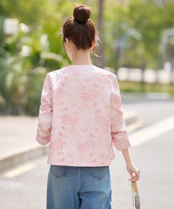Petal Glow Cheongsam Jacket