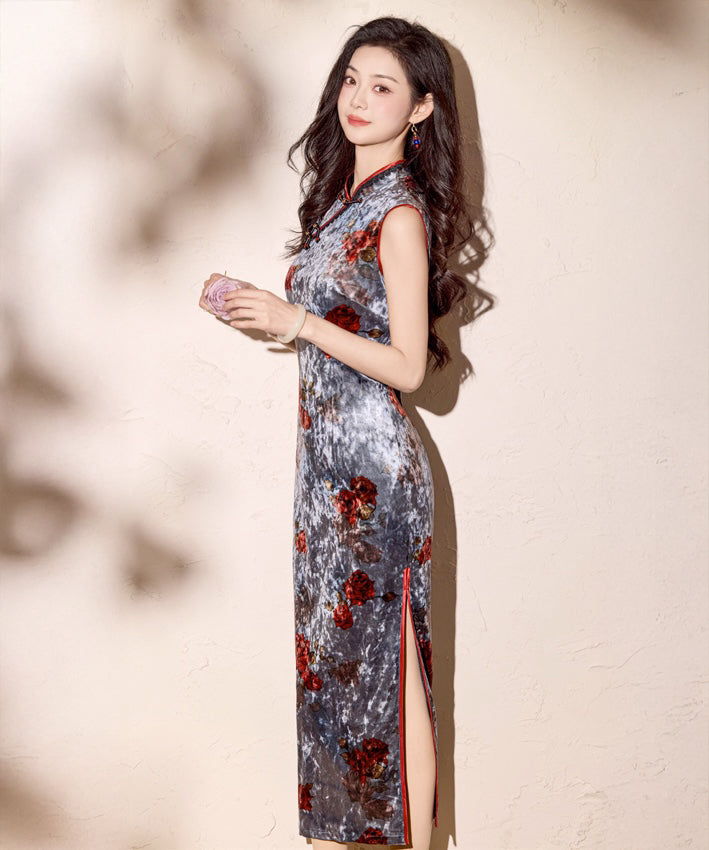 玫瑰遐想旗袍