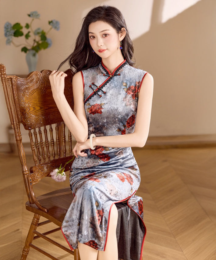 玫瑰遐想旗袍