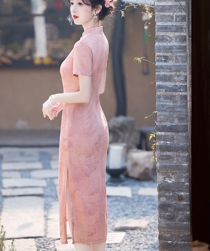 Xiao Fen Fen Pink Cheongsam