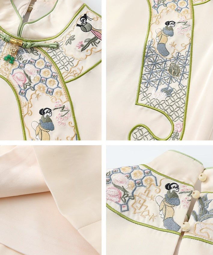 Jade Courtyard Petite Cheongsam