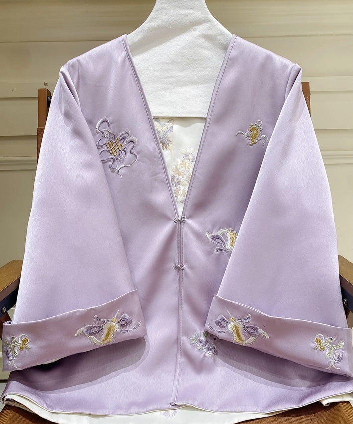 Moon Iris Reversible Cheongsam Jacket