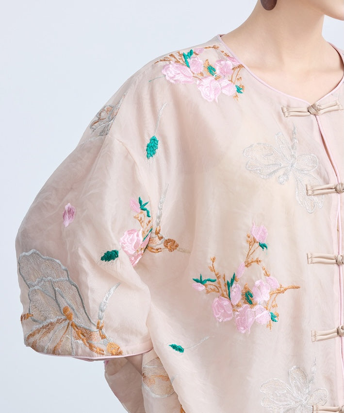 Elsette Blossom Cheongsam Top Shorts Set