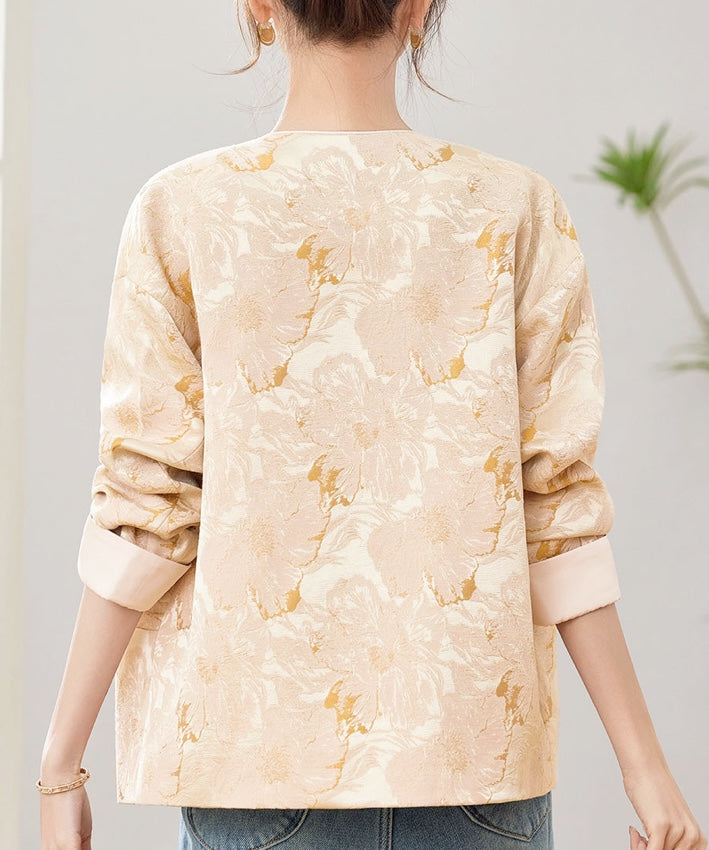 Veste Cheongsam Floraison Douce