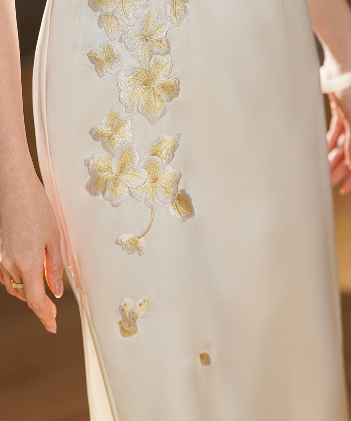 Golden Magnolia Cheongsam