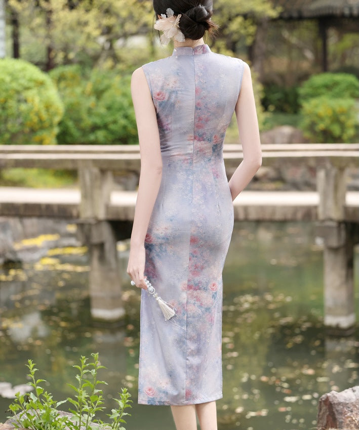 阿鲁埃特女士花朵旗袍