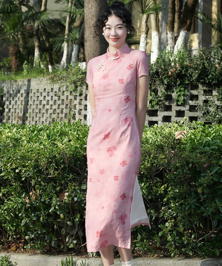 Ruby Sakura Maxi Cheongsam