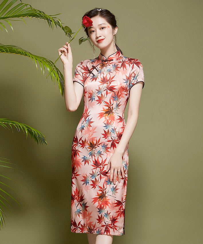 Maple Silk Cheongsam