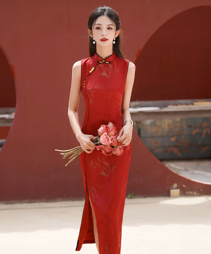 Darlene Red Maxi Cheongsam