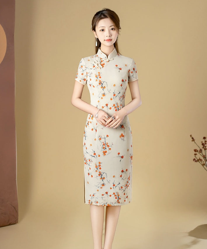 Berry Midi Cheongsam