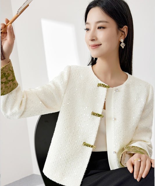 Ruo Sequin Cheongsam Blazer