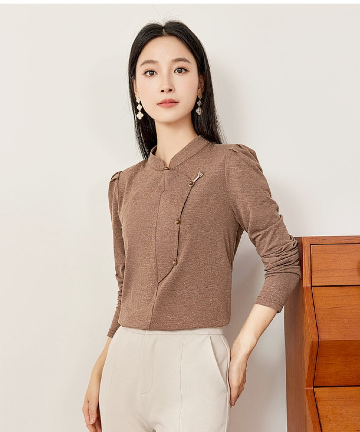 Shufei's Mandarin Collar Top
