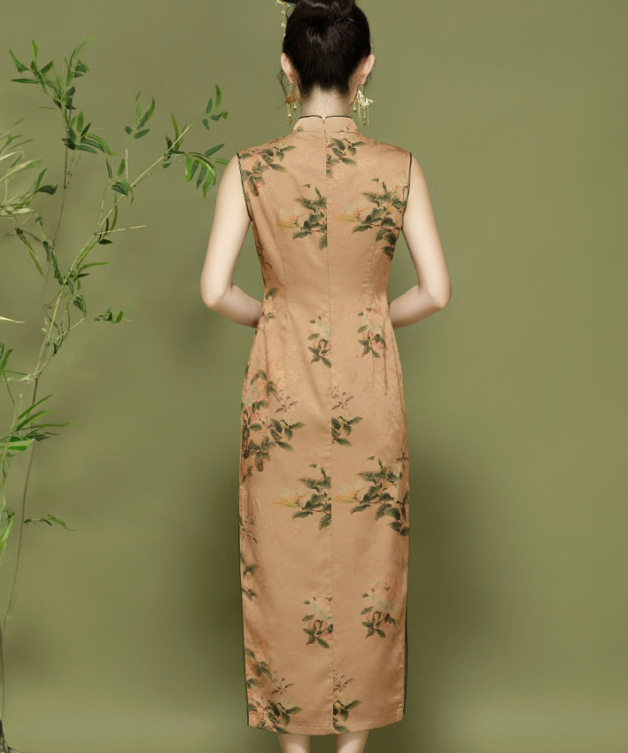 Very Rich Walnut Cheongsam