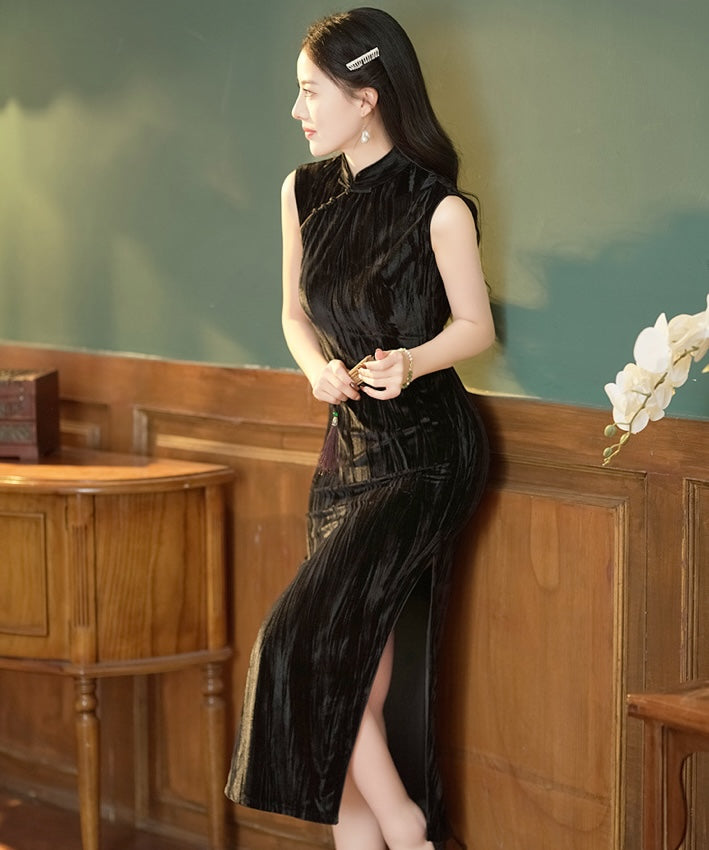 Rave Velvety Cheongsam