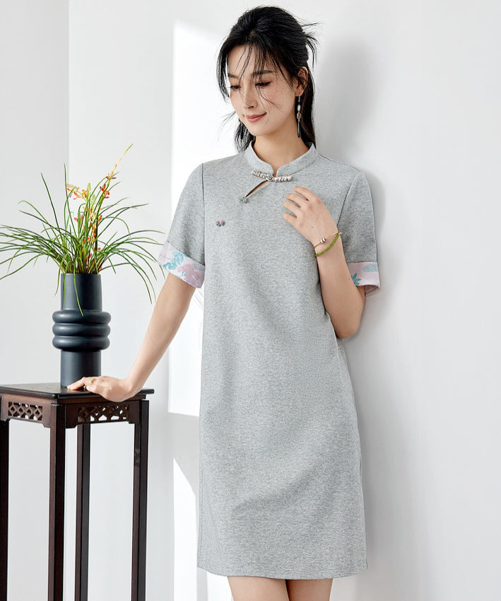 Zhenxi Straight Cut Cheongsam