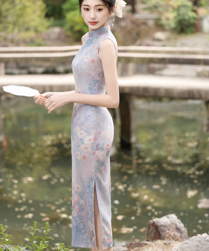 阿鲁埃特女士花朵旗袍