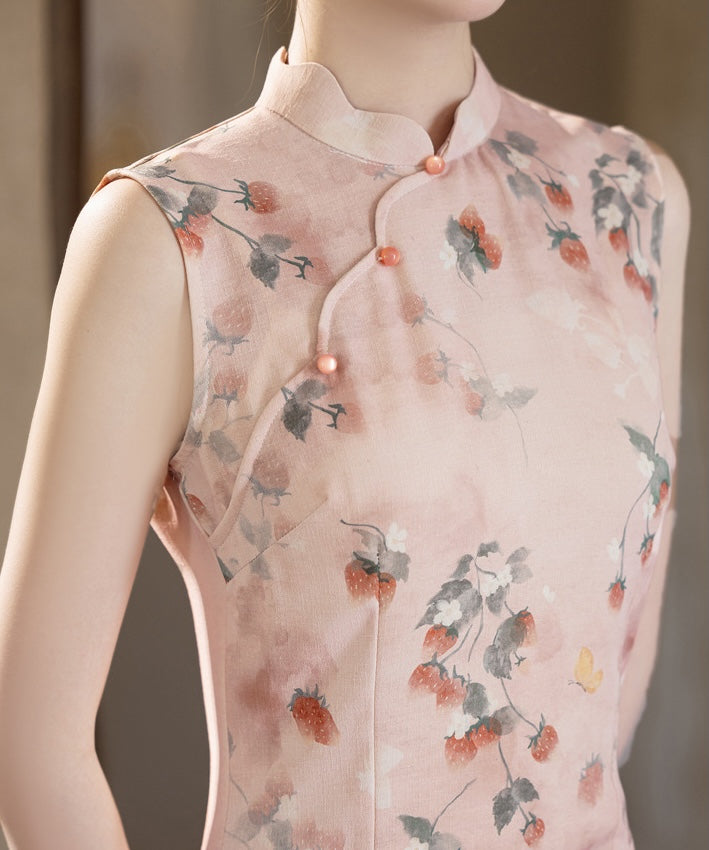 Strawberry Blush Cheongsam