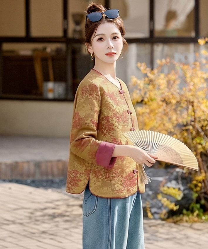 翡翠花园旗袍夹克