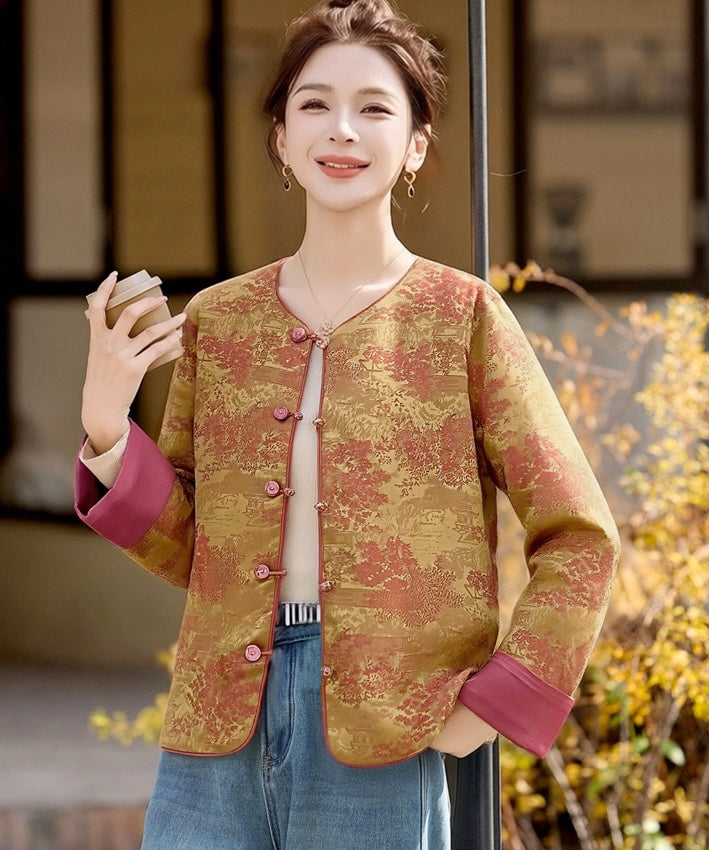 翡翠花园旗袍夹克