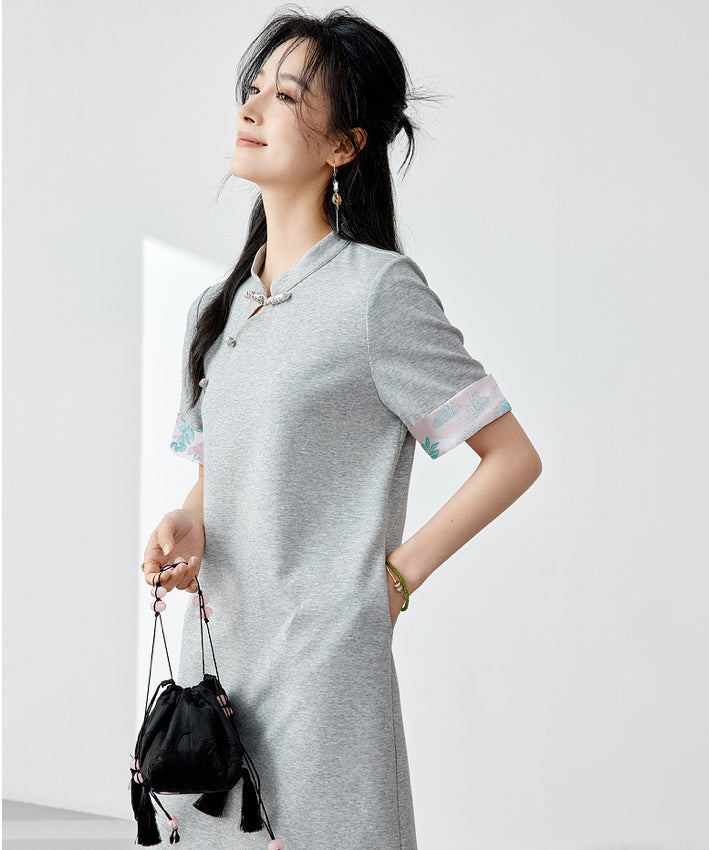 Zhenxi Straight Cut Cheongsam