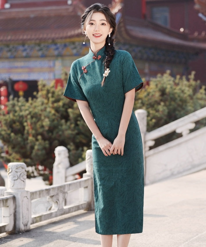 Zhiyun Midi Cheongsam