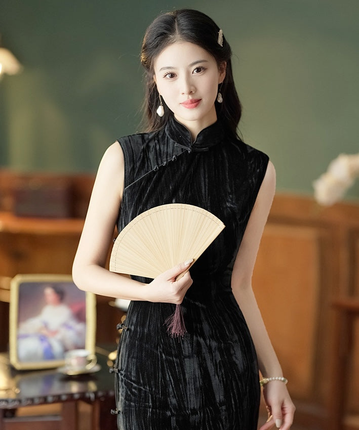 Rave Velvety Cheongsam