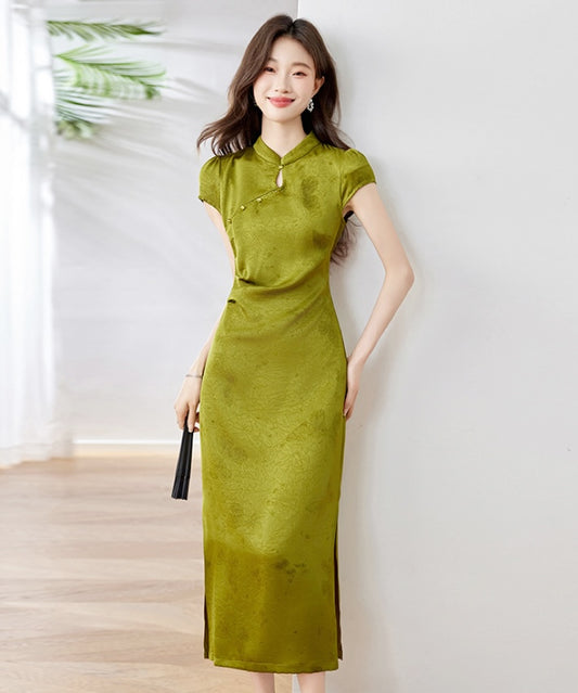 Ellie Modern Jacquard Cheongsam