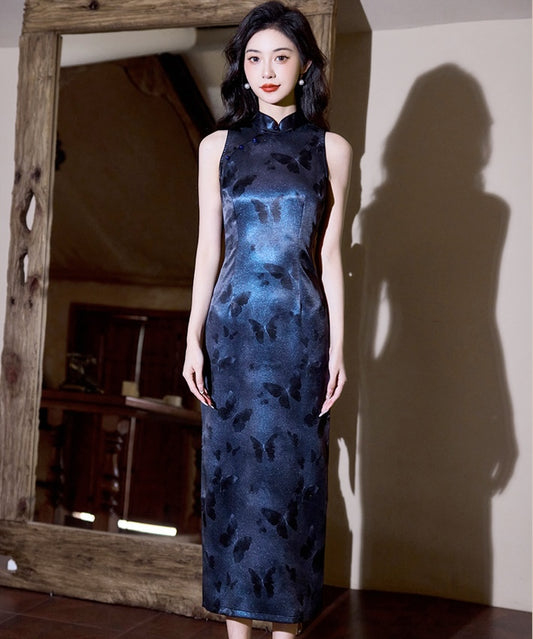 Shanghai Royal Blue Cheongsam