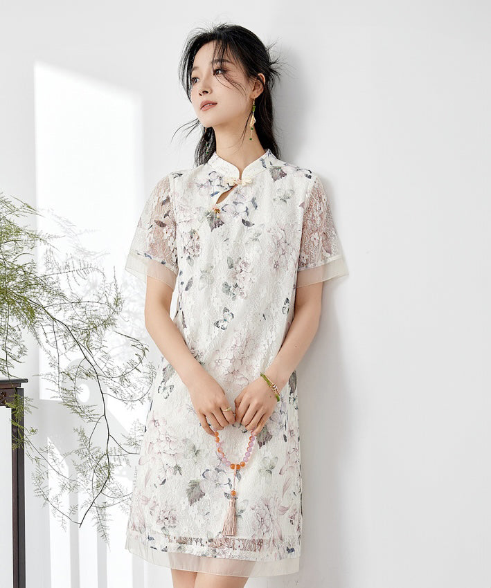 Xixi's Lacey Cheongsam