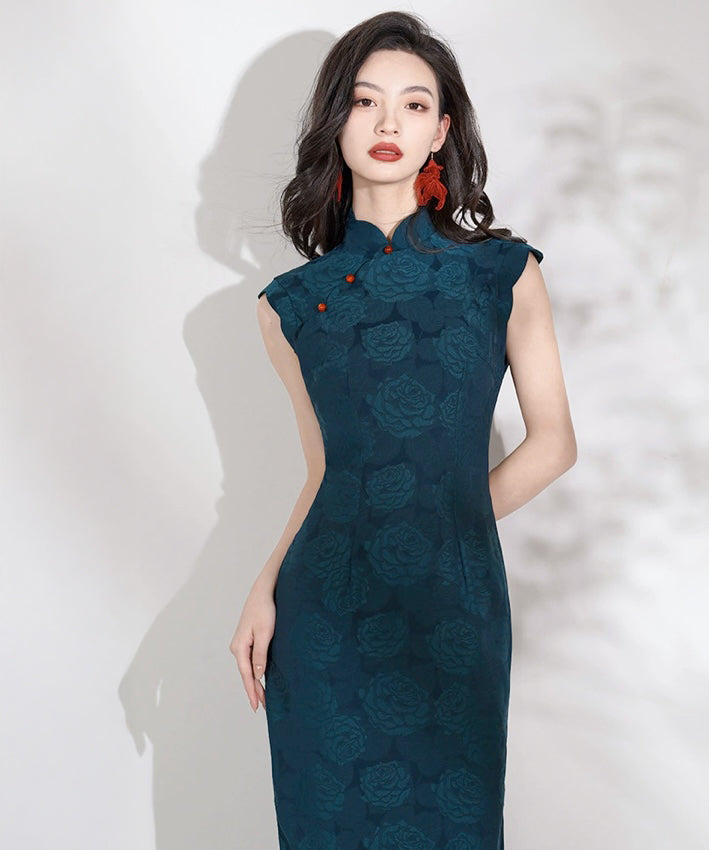 Marine Petal Cheongsam