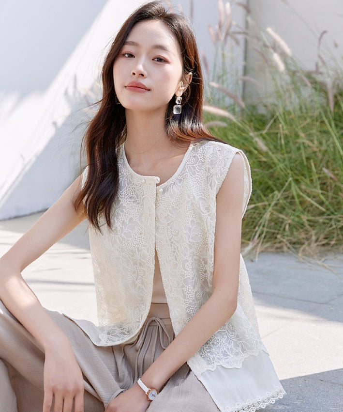Xuan lv's Lacey Knot Vest