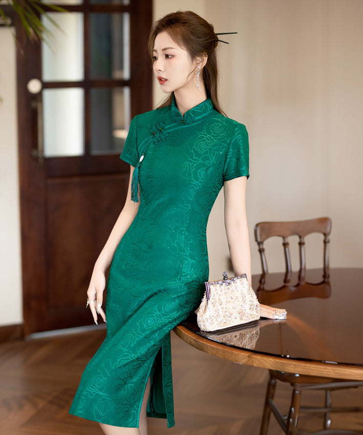 Jadeana Green Cheongsam
