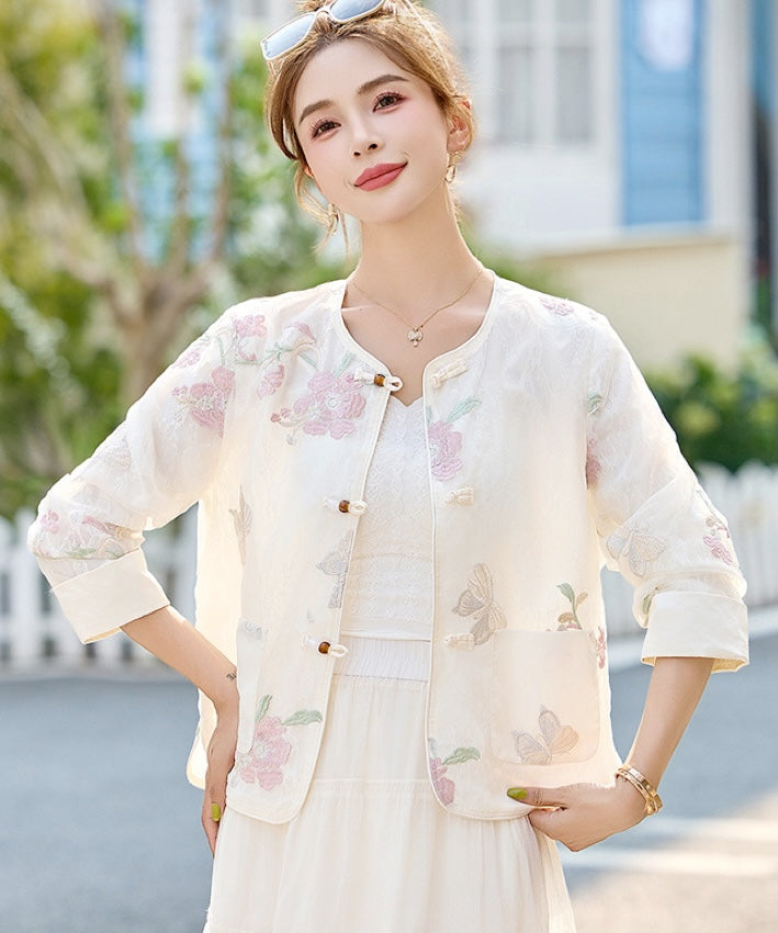 Sera Embroidered Lace Jacket