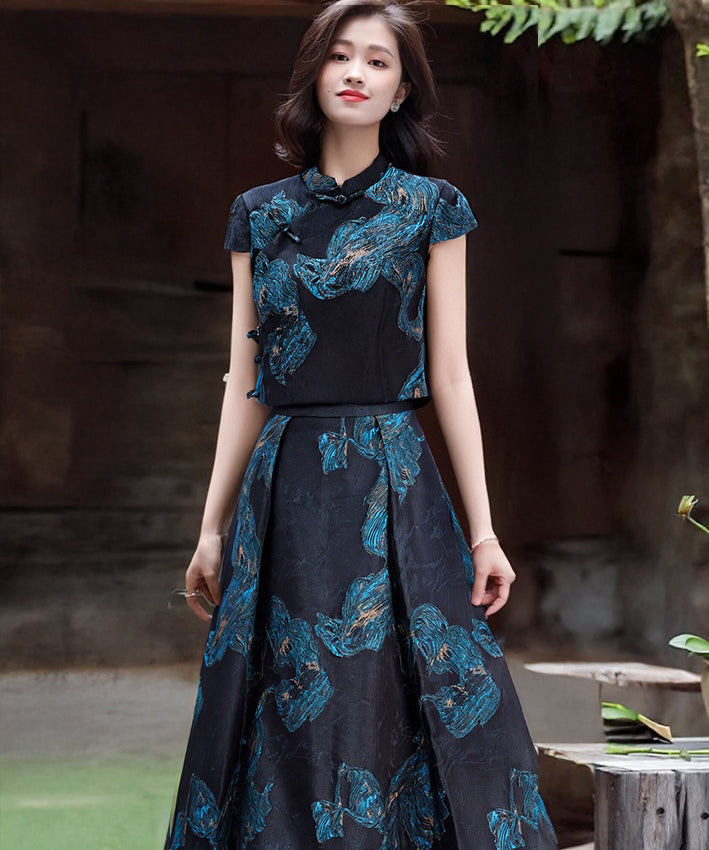 Reana Retro Jacquard Oriental Set
