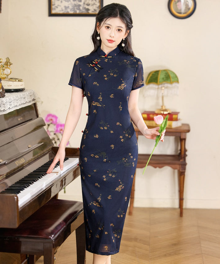 Keli Mesh Cheongsam