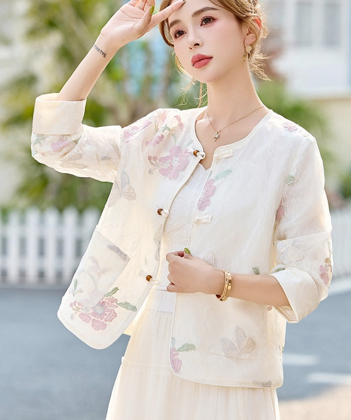 Sera Embroidered Lace Jacket