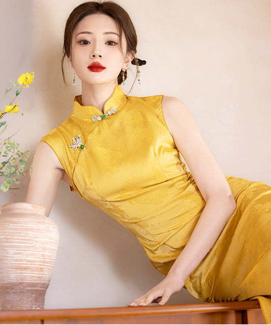 Royal Yellow Cheongsam