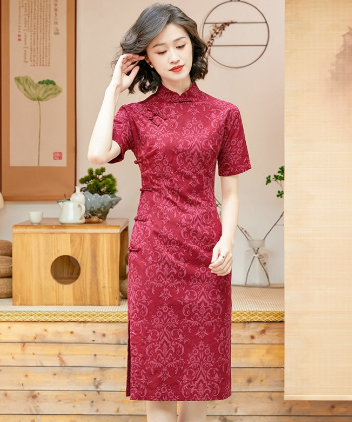 Sirui's Red Cheongsam