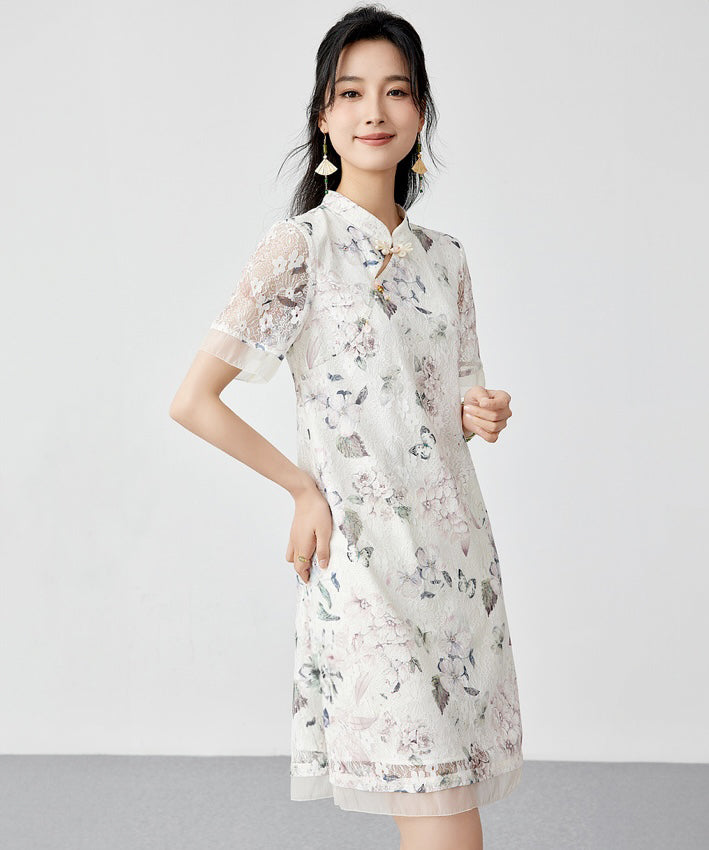 Xixi's Lacey Cheongsam