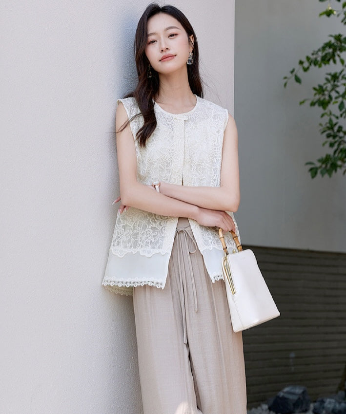 Xuan lv's Lacey Knot Vest