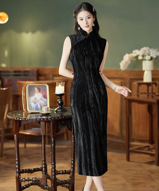 Rave Velvety Cheongsam