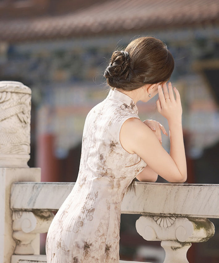 Penny Sleeveless Maxi Cheongsam