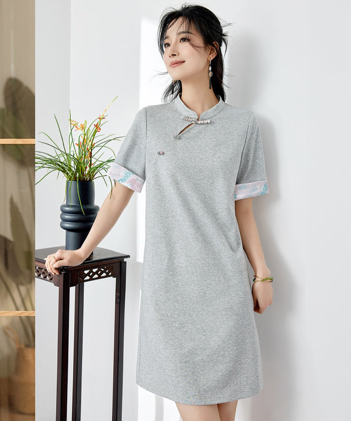 Zhenxi Straight Cut Cheongsam