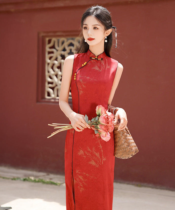 Darlene Red Maxi Cheongsam